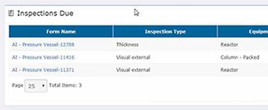 AssetIntegrityModuleDashboardDemo