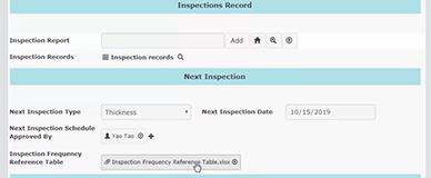 AssetIntegrityModuleEquipmentFormsDemo
